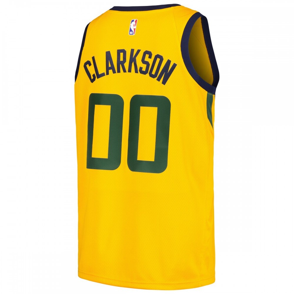 Jordan Clarkson Utah Jazz Jordan Brand Swingman Player Jersey - Statement Edition - Yellow-Pro Kit Vault | Brand New 26/27 Sports Jerseys